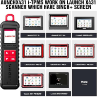 LAUNCH X431 TSGun TPMS aktivace, přeučování, resetování a programování snímačů TPMS, práce s X431 V/V+, PRO3S+, Pro5 a PAD V atd